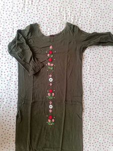 Embroidered 2  Kurta Set with Pant