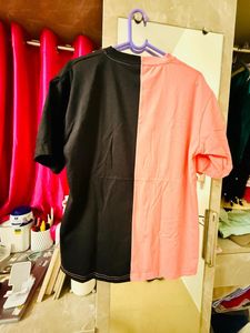 Anime Split Color T-Shirt
