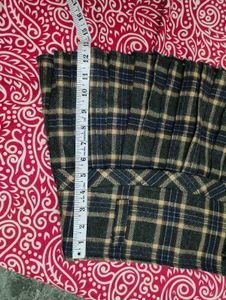 Plaid Pleated Mini Skirt