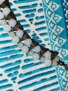 White Ironized Necklace✨