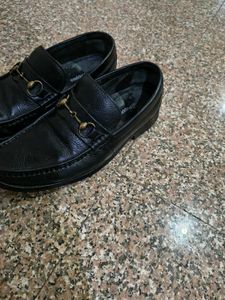 Classic Formal Black Leather Loafers