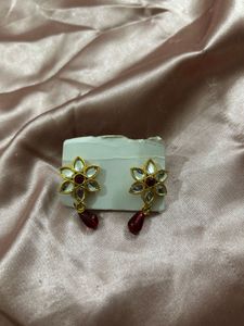 Flower Design Earrings