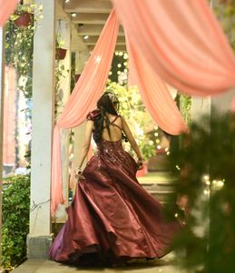 Heavy Reception Ball Gown