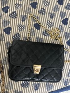 black Chic Quilted  Bag