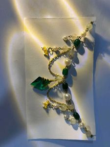 Emerald Hue Fairy Necklace