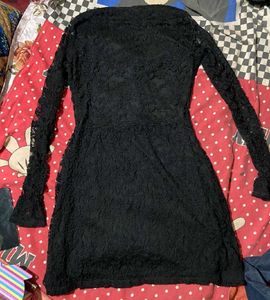Elegant Black Lace Dress♥️