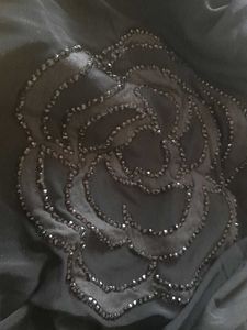STUNNING BLACK SEQUINNED Net Top for girls 11-14