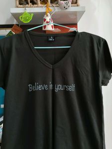 Believe in Yourself V-Neck Tee