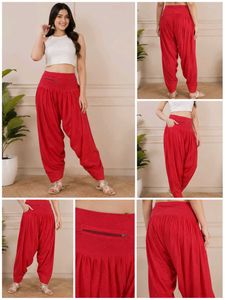 Red Patiala salvar with Pocket