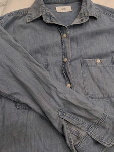 Classic unisex Blue Denim Shirt