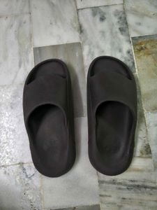Comfortable Dark Brown Slides