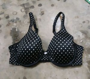 Black Polka Dot Bra