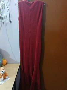 Sparkly Red Mermaid Dress
