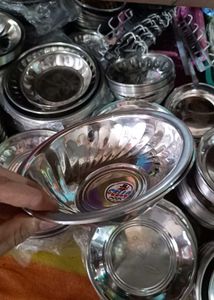 Kitchen dinnerware 🍽️ steel plates set of 6