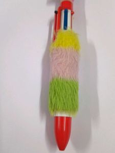 Cute Fluffy Unicorn Pen 6 in 1 Fur cloth latest