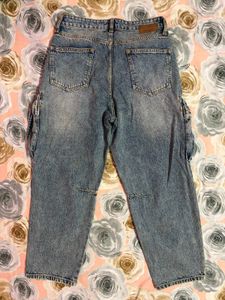 Stylish Blue Cargo Jeans