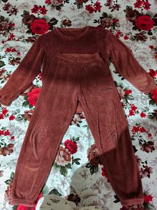 Cozy Velour Pajama Set