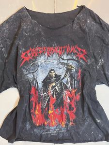 gothic off shoulder tshirt