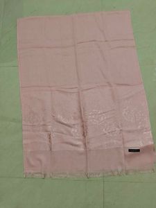 Elegant Pink Silk Scarf