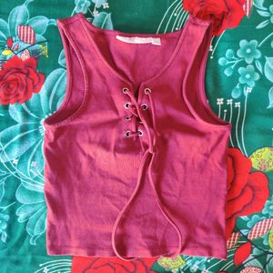 Rib knit top