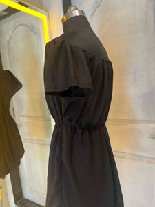 Chic Off-Shoulder Black Romper