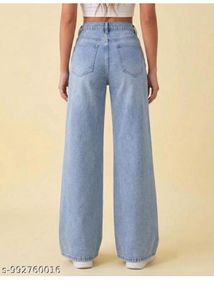 Light Wash Wide Leg Jeans