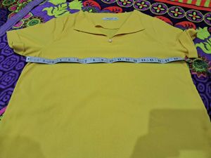 Vibrant Yellow Short Sleeve Top