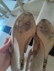 Sparkly Wedge Heels