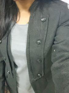 Woolan Tweed Fabric Blezer For Women