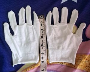 White, Cotton Gloves For Boys N Girls