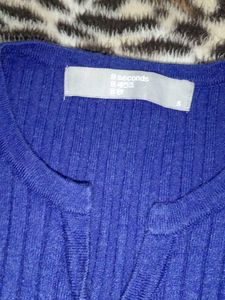 Blue knit Cardigan 💙🪡