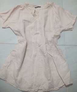 Pale Yellowish Organish Casual Top
