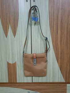Stylish Tan Crossbody Bag