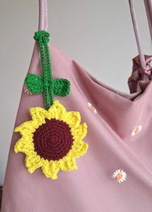 Crochet Sunflower Charm🌻