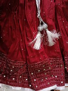festive top and lehanga skirt