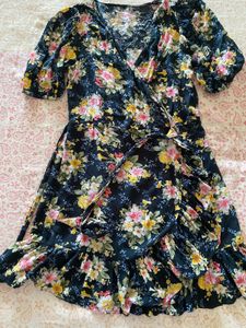 Brand New Floral Wrap Dress