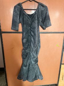 Sparkly Off-Shoulder Party Dress