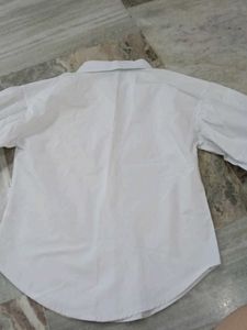 Classic White Button-Up Shirt