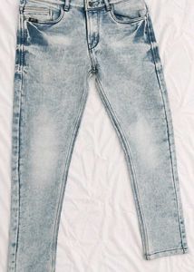 Men’s Light Blue Washed Slim Fit Jeans