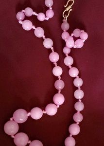 Pink Beaded Necklace