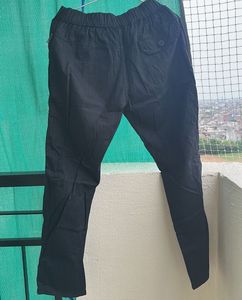 Classic Black Casual Trousers