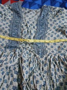 Boho Print Tie-Up Kurta