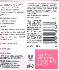 POND's Natural Glow Matte Powder 30G PinkBB Glo