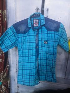 Boys Shirt With Danim Design