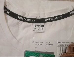 Brand New PUMA Ladies T-Shirt Size  M L X Whi
