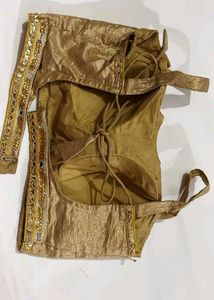 Designer Golden Blouse