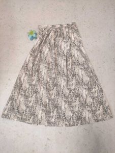 Boho Abstract Print Maxi Skirt