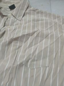 Unisex Striped Button-Down Shirt