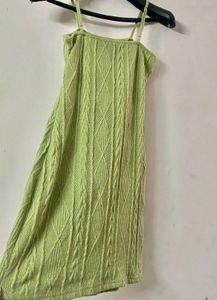 urbanic knitted green bodycon dress New