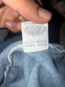 501 Levi’s Blue Denim Jeans